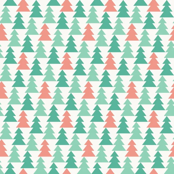 Πεύκο δάσος χωρίς ραφή πρότυπο, κατάλληλο για αναδίπλωσης χαρτιού δώρο, φόντο, ευχετήρια κάρτα για Χριστούγεννα και νέο έτος — Διανυσματικό Αρχείο