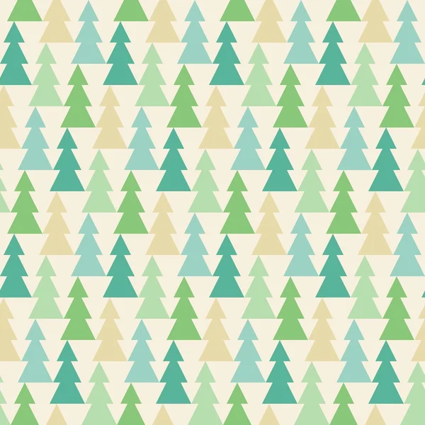 Pine seamless pattern, forrest of pine in vintage style pattern, suitable for wrapping paper gift, background, greeting card in christmas and new year , — стоковый вектор