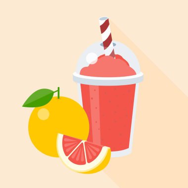 Greyfurt yüzlü plastik cam, düz çizmek ile uzun gölge