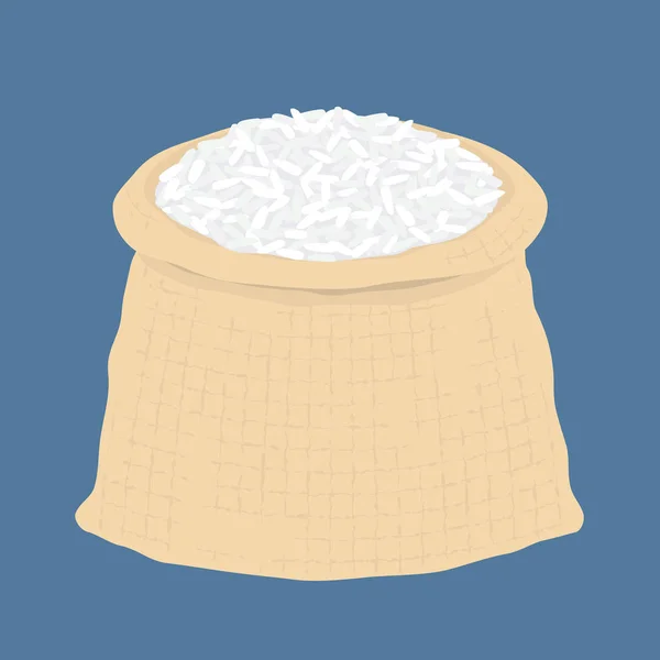 Sac de riz, vecteur — Image vectorielle