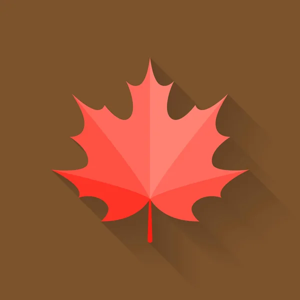 Vector maple leaf — Stock Vector