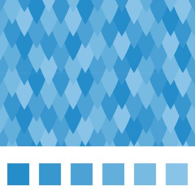 Dikişsiz desen, mavi petal