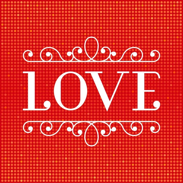 어머니의 날 또는 발렌타인 디스코 테마, 아니 메쉬, 아니 그라데이션 디자인에 대 한 글꼴 유형 및 반짝이 배경 사랑 — 스톡 벡터