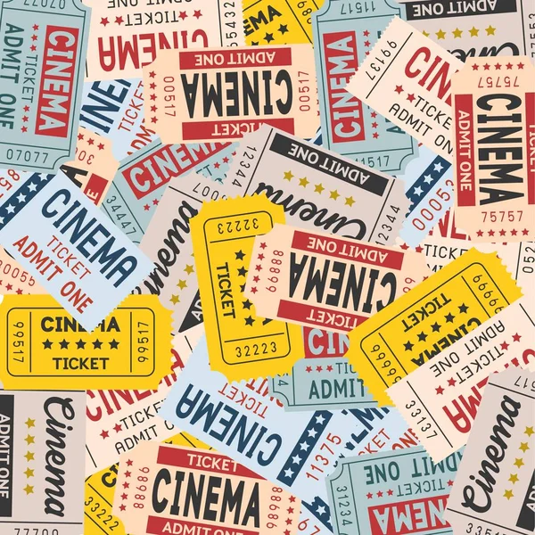 Vektör film bilet vintage tarzı Web sitesi ve mobil uygulama arka plan tasarımı için