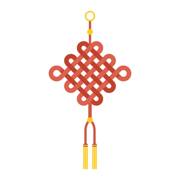 Ay yeni yıl içinde Püskül kullanarak ile Çin düğüm anlamına gelir 