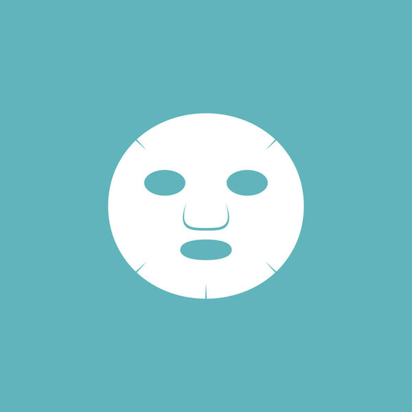 sheet masks for facial, flat design icon