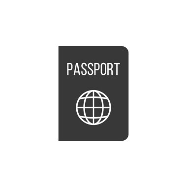 Passport simgesini, silhouette tasarım