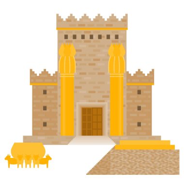 King Solomon's temple clipart