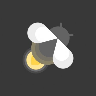 gece, düz simgesi şirin ateş böceği