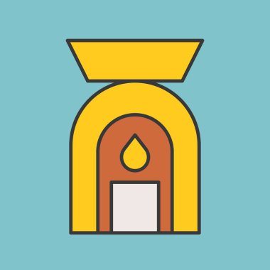 Aroma Spa lamba, doldurulmuş anahat simgesini