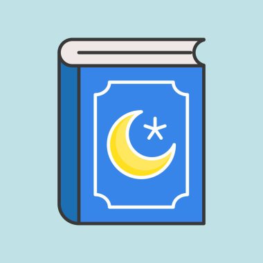 Kur'an-ı Kerim kitap, Ramazan anahat simgesini dolu.