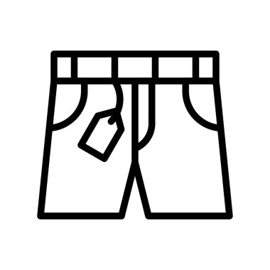 Kısa vektör, Kara Cuma ile ilgili çizgi simgesi