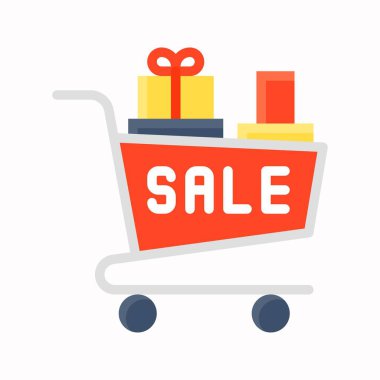  vektör, Kara Cuma ile ilgili düz simge