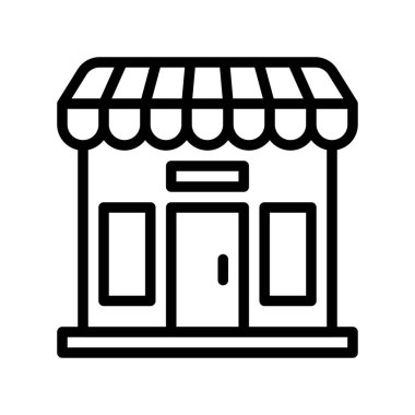 Dükkan vektörü, Kara Cuma ile ilgili çizgi simgesi