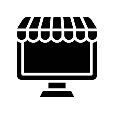 Çevrimiçi alışveriş vektörü, Kara Cuma ile ilgili katı simge