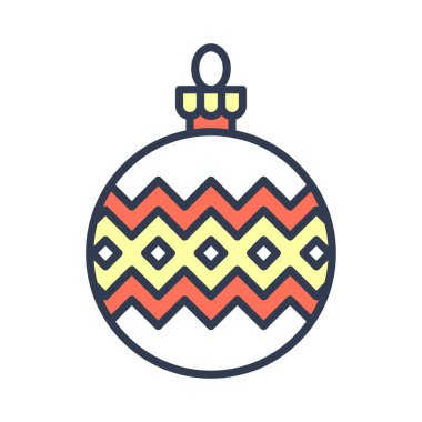 Noel süsleri, takılar ya da Noel topu dolu ikon