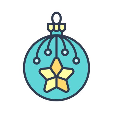 Noel süsleri, takılar ya da Noel topu dolu ikon
