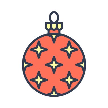 Noel süsleri, takılar ya da Noel topu dolu ikon