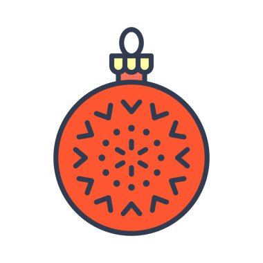 Noel süsleri, takılar ya da Noel topu dolu ikon
