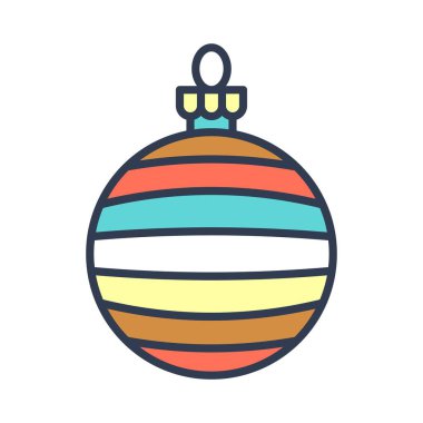 Noel süsleri, takılar ya da Noel topu dolu ikon