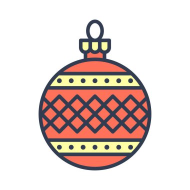 Noel süsleri, takılar ya da Noel topu dolu ikon