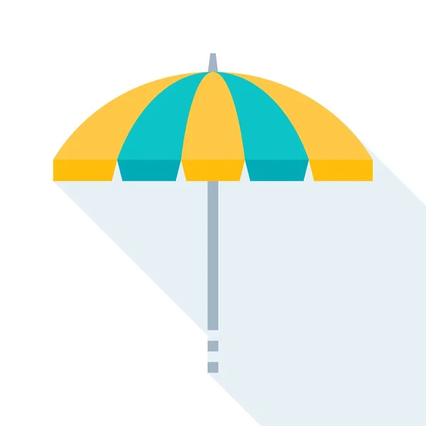 Illustration Vectorielle Parapluie Icône Design Plat — Image vectorielle