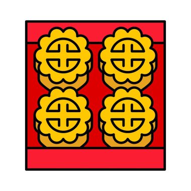 Ay çöreği vektörü, Çin Yeni Yıl doldurulmuş simgesi