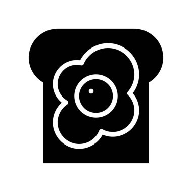 Tost vektörü, fast food ile ilgili katı biçim simgesi