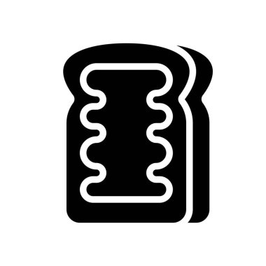 Tost vektörü, fast food ile ilgili katı biçim simgesi