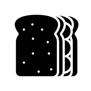 Sandviç vektörü, fast food ile ilgili katı biçim simgesi