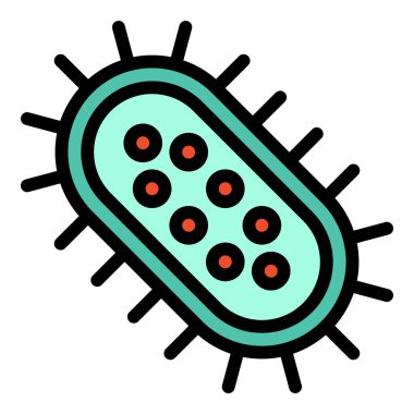 Virüs veya Bakteri vektör çizimi, doldurulmuş tasarım simgesi