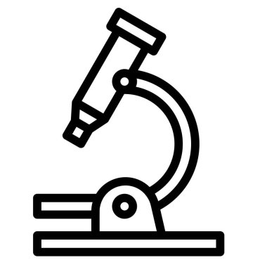 Virüs veya Bakteri vektör illüstrasyonu, çizgi tasarım simgesi
