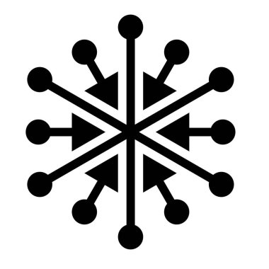 Virüs veya Bakteri vektör çizimi, katı tasarım simgesi