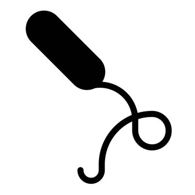 Virüs veya Bakteri vektör çizimi, katı tasarım simgesi