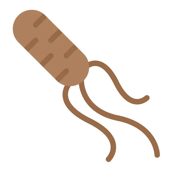 Helicobacter Pylori Vector Ilustración Icono Diseño Plano — Vector de stock