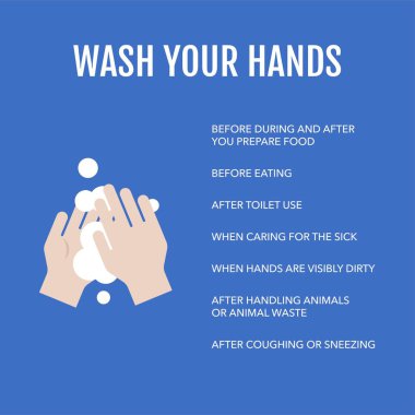 El vektörü illüstrasyonunuzu ne zaman yıkayacağınız hakkında bilgi grafiği