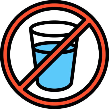 Su ikonu yok, ramazan festivali illüstrasyonuyla ilgili