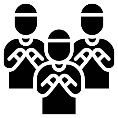 Müslüman halk ikonu ve ramazan festivali illüstrasyonuyla ilgili