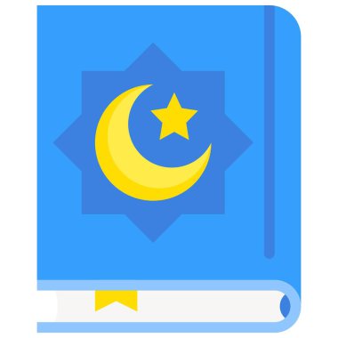 Kuran veya kitap simgesi, ramazan festivali illüstrasyonuyla ilgili