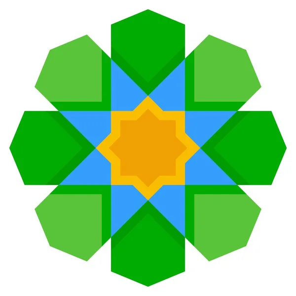 Icône Symbole Modèle Islamique Illustration Vectorielle Liée Festival Ramadan — Image vectorielle