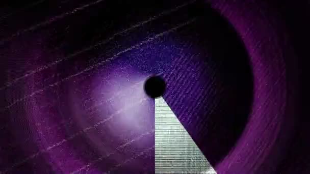 Glitch Hintergrund mit Kreisen 2 — Stockvideo