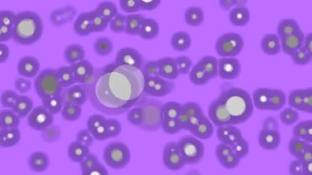 Formes circulaires flottantes Un fond abstrait multicolore généré par ordinateur avec une texture globulaire, circulaire, bouillonnante et liquide 