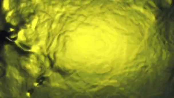 Mulitcoloured リップル コンピューター生成様式化されたカラフルな液体の波紋のアニメーション — ストック動画