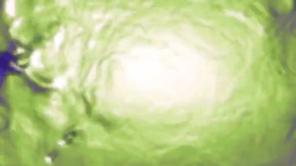 Mulitcoloured Κυματισμός Υπολογιστή Που Δημιουργούνται Animation Του Στυλιζαρισμένη Πολύχρωμο Υγρό — Αρχείο Βίντεο