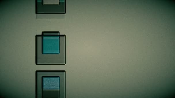 Arrière-plan abstrait avec blocs mobiles Troisième gauche 9 Un arrière-plan abstrait généré par ordinateur avec des blocs mobiles rapides le long du tiers médian 