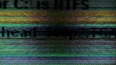 Hızlı, oluşturulan hata metni 15 A bilgisayar bilgisayar hata metni arıza arka planı olan bir ekranda yanıp animasyon titreşen, yanıp sönen