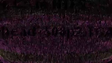 Hızlı, oluşturulan hata metni 18 A bilgisayar bilgisayar hata metni arıza arka planı olan bir ekranda yanıp animasyon titreşen, yanıp sönen