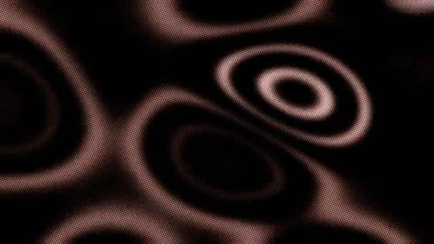 抽象背景迷幻圆形波纹9计算机生成具有脉冲圆波纹的抽象背景动画 — 图库视频影像