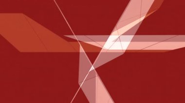 Akan bir tünel hareketindeki geometrik üçgen şekillerin ve çizgilerin bilgisayar tarafından oluşturulan animasyonu