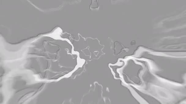 Počítačem Generovaná Animace Inspirovaných Fyskedelických Vln Let — Stock video